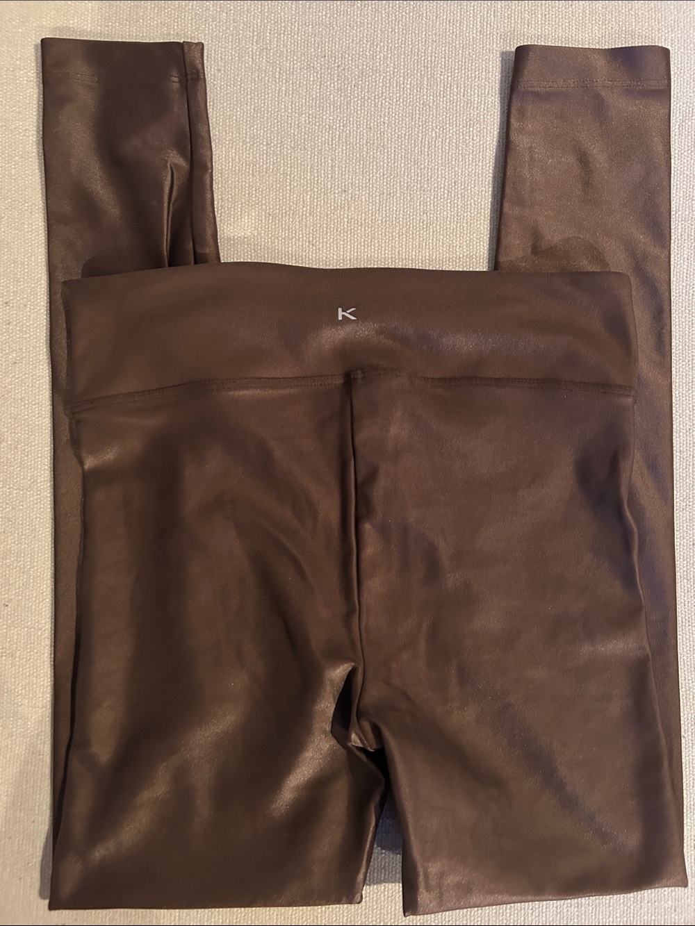 Koral Liquid Metallic Brown High-Waist Leggings - Picture 2 of 3